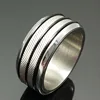 Jewelry factory wholesale high end rotating ring activities titanium steel ring
