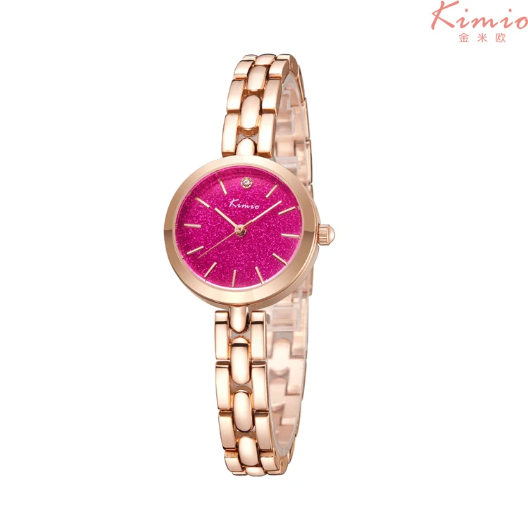 

KIMIO 6215 New Sale Fashion Lady Wrist Watch Quartz Woman Hours Best Dress Korea Bracelet Brand Multicolored Crystal Wristwatch, N/a