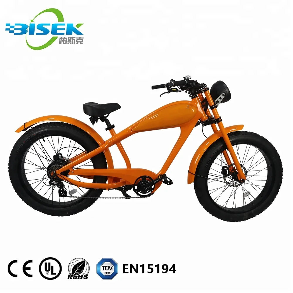 Bisek Neue Design Vintage/retro Cruiser Elektrische