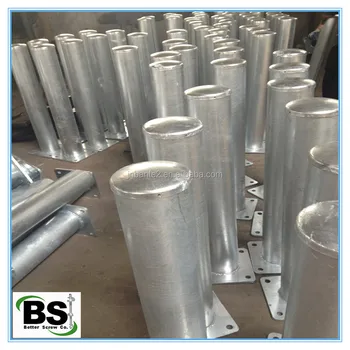 Hot Dipped Galvanized Steel Bollard - Buy Galvanized Steel Bollard,Hot ...