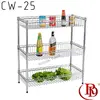 microwave oven stand chrome wire sliding shelf kitchen shelves