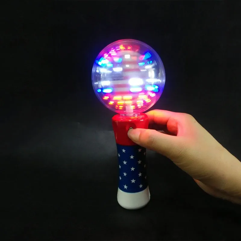 Light Up Orbiter Spinning Wand Toys Led Electronic Spin Toy Light-up ...