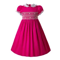 

CUSTOM MADE Pettigirl Hot Pink Baby Girl Smocked Dress Bishop Dress