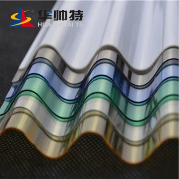 Polycarbonate Corrugated Plastic Roofing Sheets For ...