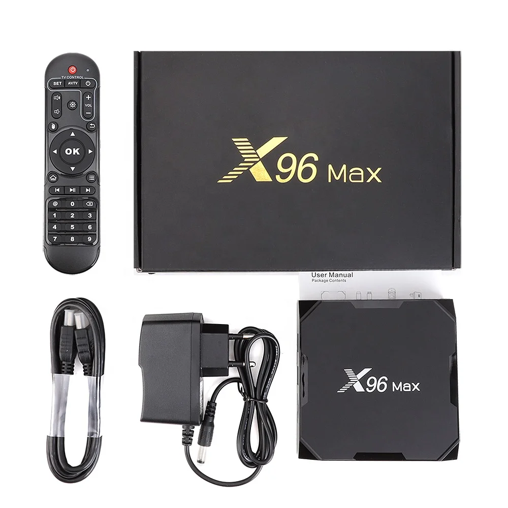 

X96 max Set top box S905X2 wifi Android 8.1 Network Smart TV box