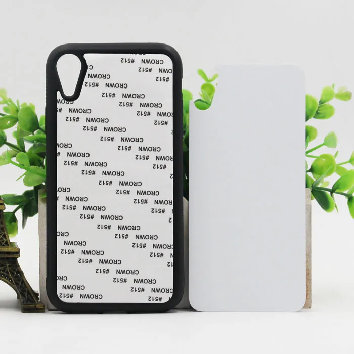 

20 PCS/Lot 2D High Quality Aluminum Sheet TUP Sublimation Phone Cases Blanks for Iphone XR Covers Sublimation Printing, Black/white/transparent