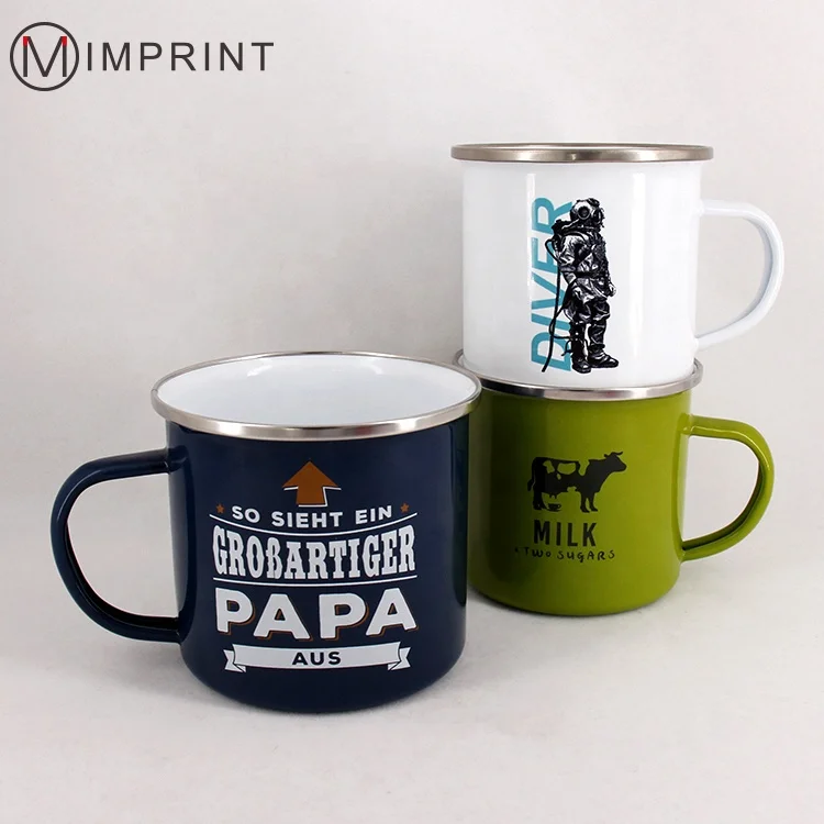 

2019 wholesale sublimation 11oz custom souvenir coffee mug wedding custom enamel gift cup, Color