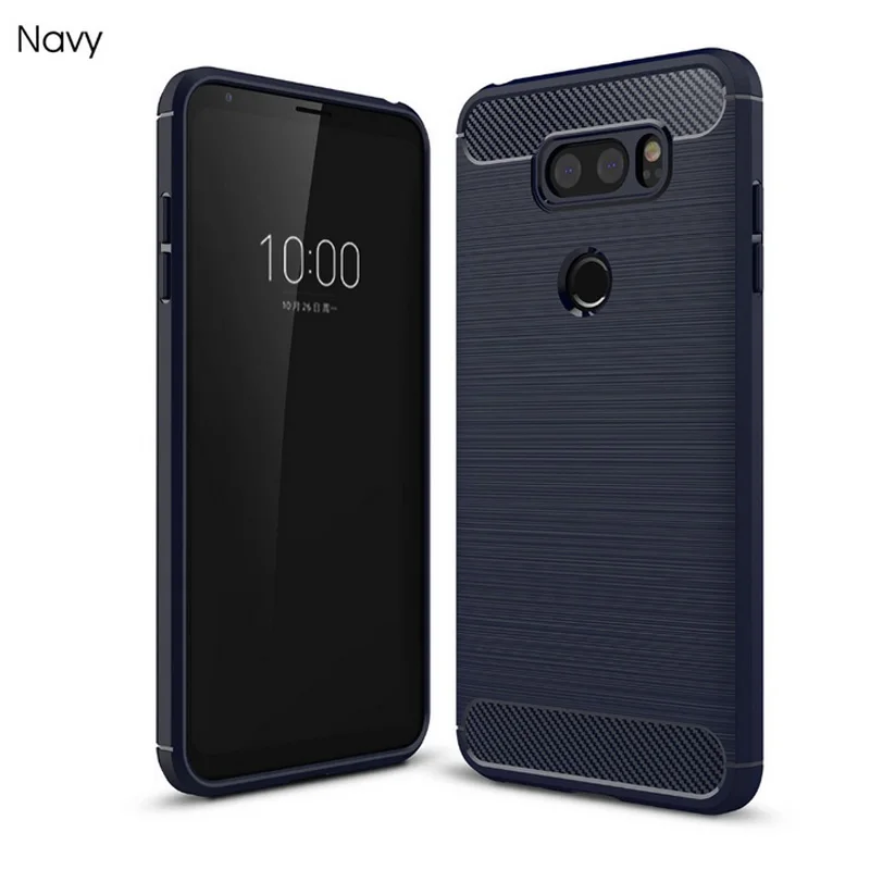Carbon Fiber Tpu case For LG V30 soft cover