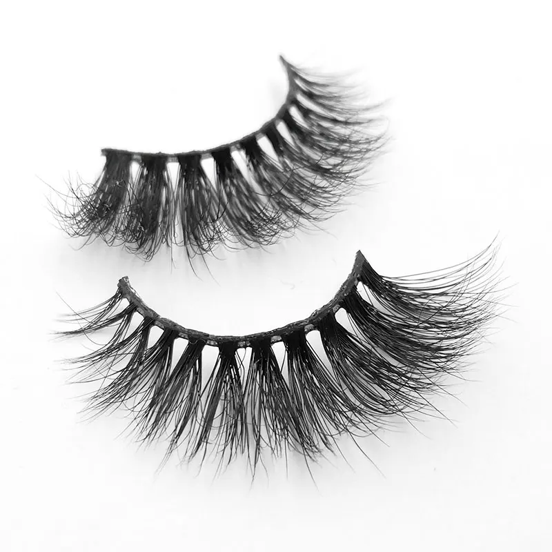 

Custom logo brand luxury lashes box 3d real mink fur eyelashes