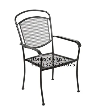 Wrought Iron Outdoor Patio Furniture Garden Patio Stacking Chair Metal Mesh Buy Cheap Metal Chairs Outdoor Furniture Wrought Iron Product On Alibaba Com