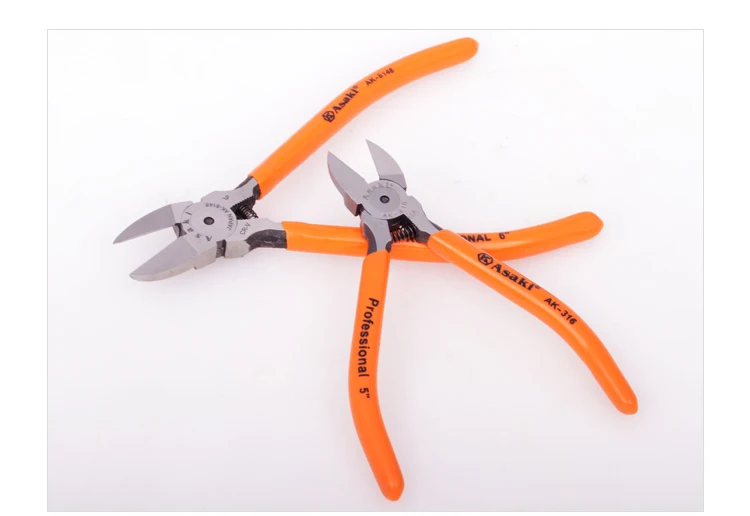 asaki 5 "6" 钳子手工具斜切割钳 ak-8147