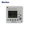 Manhua MT711 220-240VAC 50~60Hz BIG LCD 72*72 Panel And Device Timer Switch