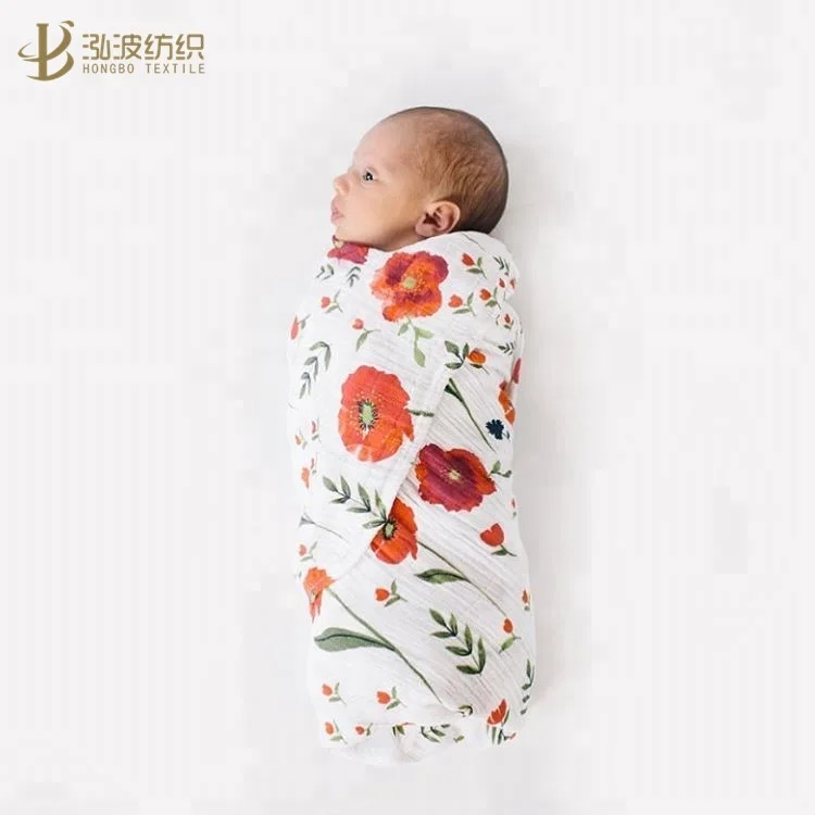 custom printed muslin blanket