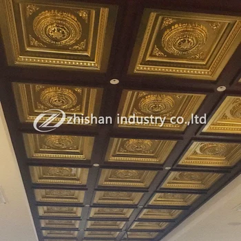Waterproof And Eco Friendly Pu Ceiling Tiles For Home Decoration