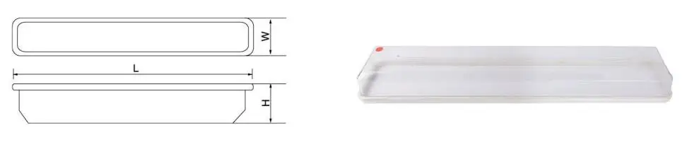 Hot sale 670 * 140mm plastic marine lighting accessories lamp cover