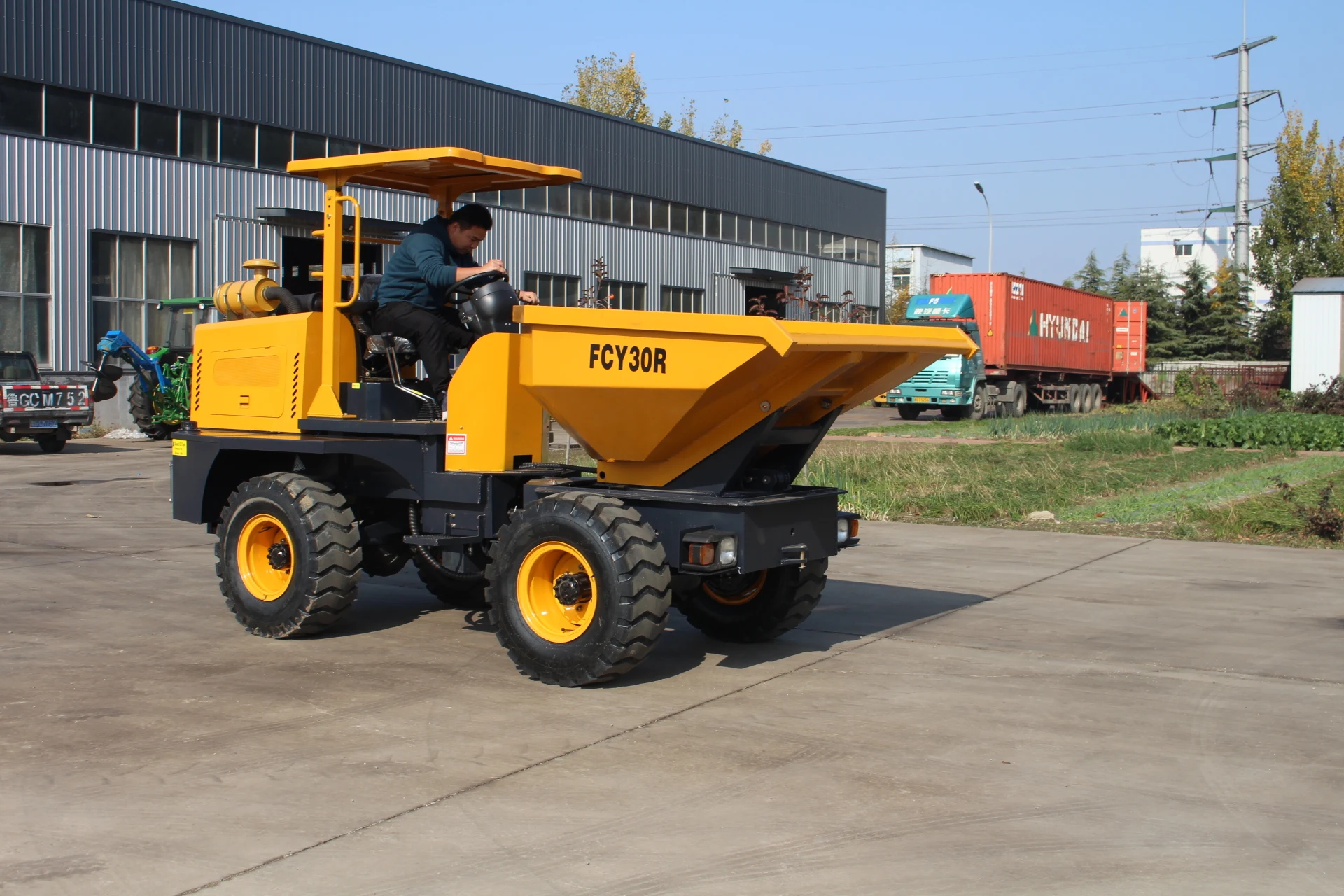 4x4 Articulated Mining Dumper 3ton Concrete Dumper Truck - Buy Concrete