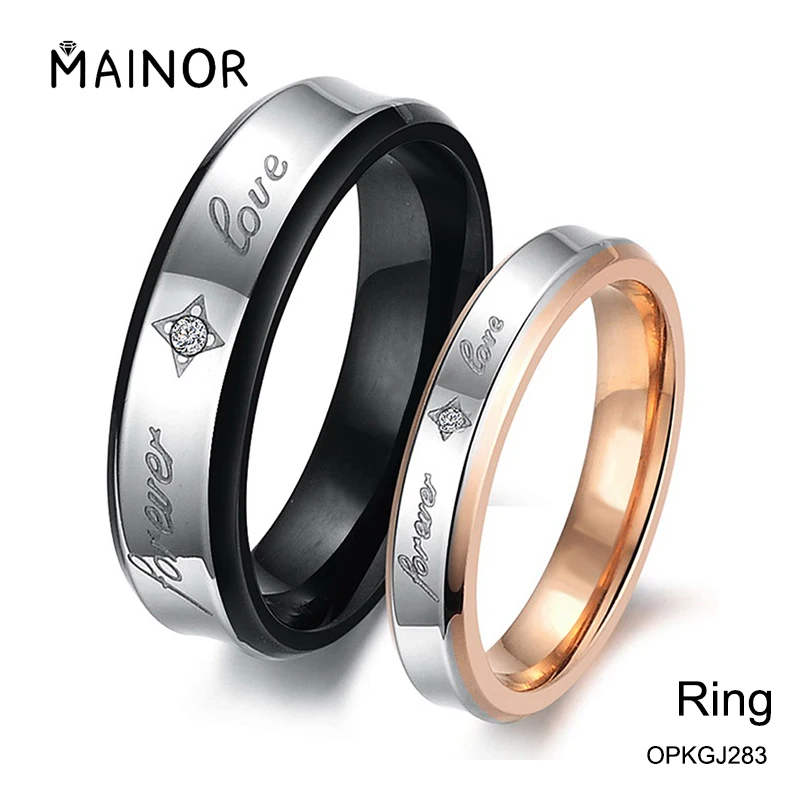 Top Quality Stainless Steel Ringd Blanks Popular Titanium Ring For Men and Women