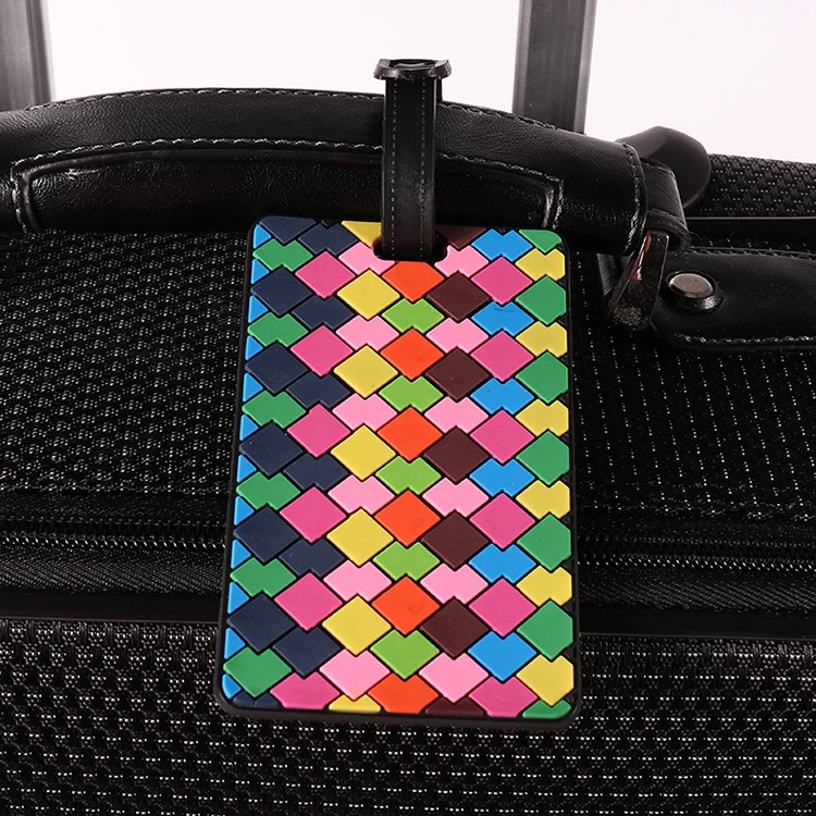 full color printed luggage tag
