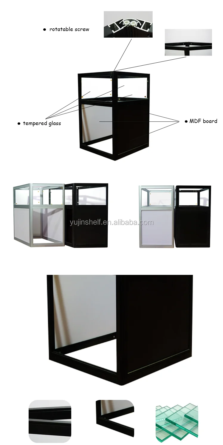 Portable Folding Glass Display Showcase For Exhibition Buy Display Glass