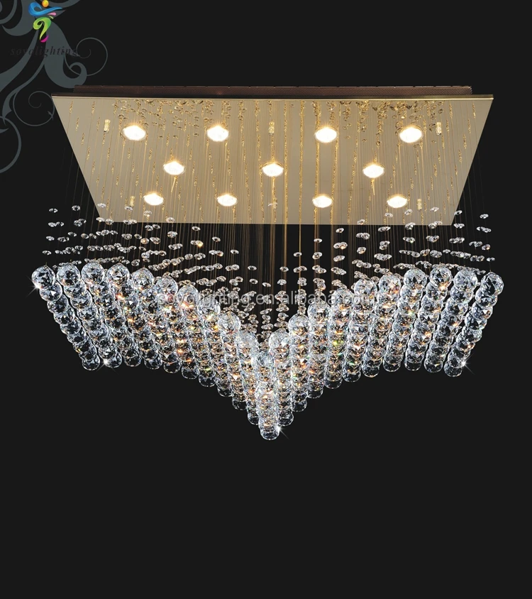 wave chandelier modern