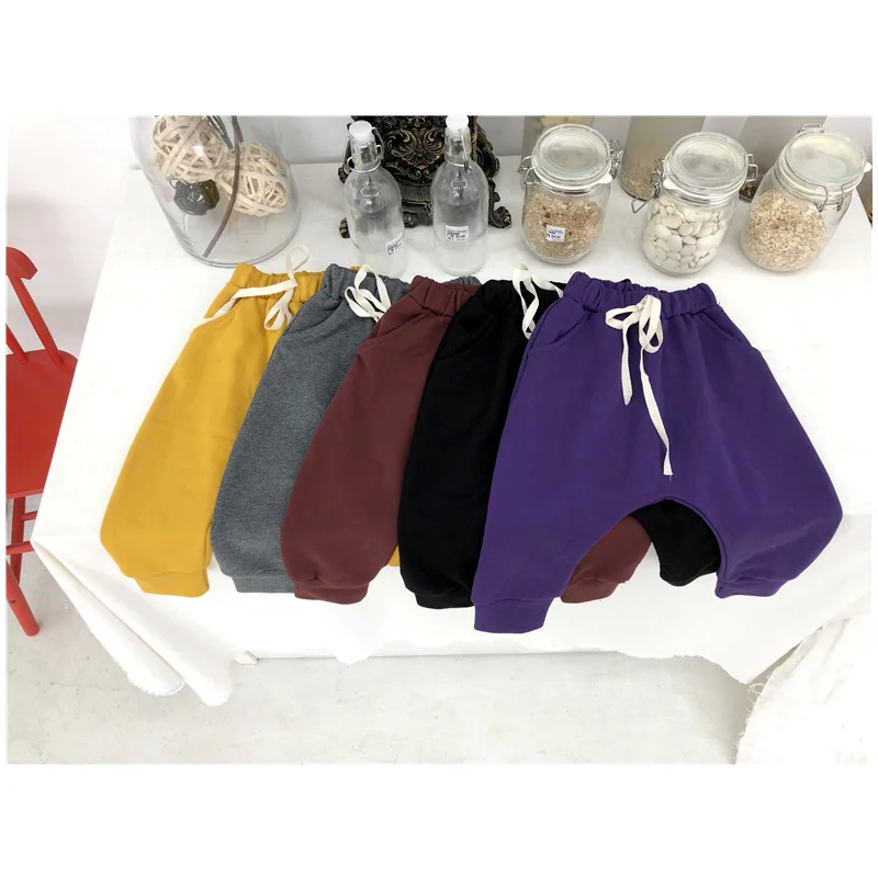 

Hu Sunshine Wholesale Girls Boys Harem Pants Autumn Spring Fashion Boys Pants