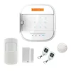 LCD/GSM/WiFi alarm system supports home automation and IP camera