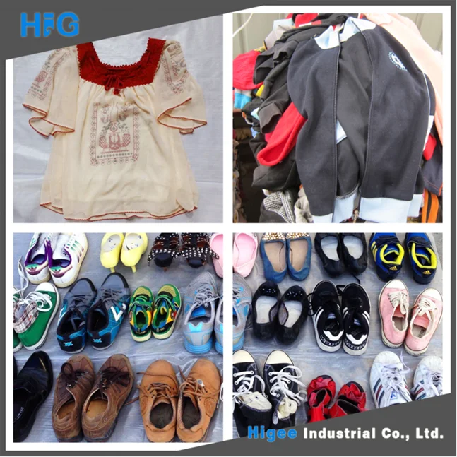 Hig Ladies Shoes Used Clothes Wholesale 
