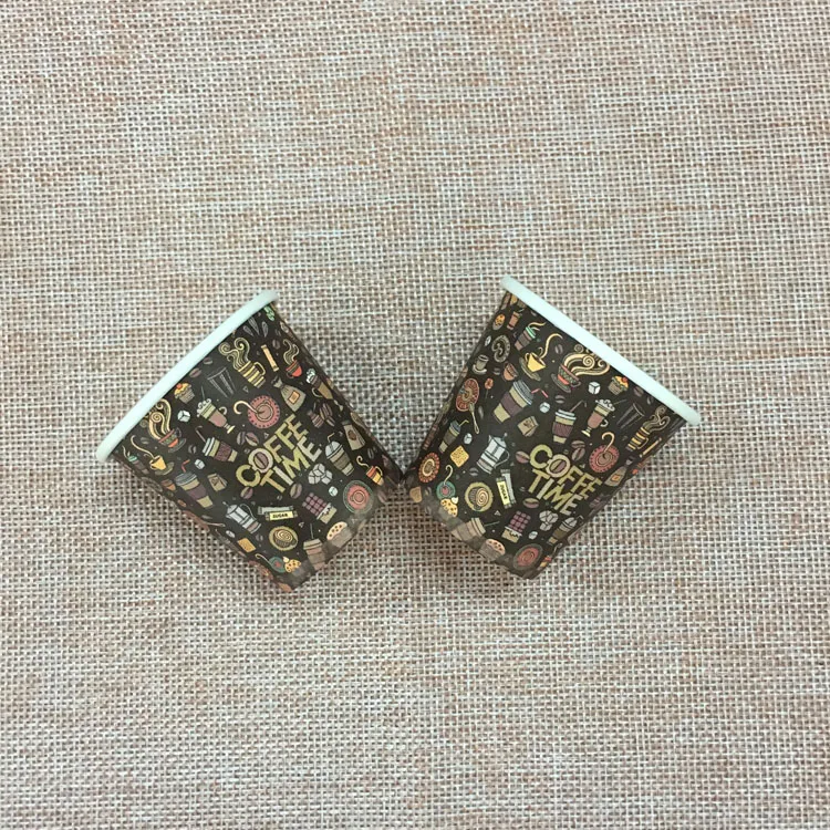 
paper cup coffee 6oz AnHui ice cream printed paper cup 