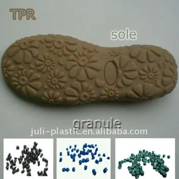 Tpr Thermoplastic Rubber For Shoes Sole 