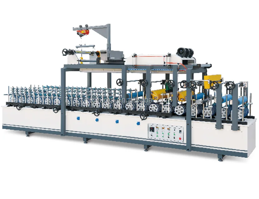 Bf600aii High Quality Pur Adhesive Veneer Profile Wrapping Machine For