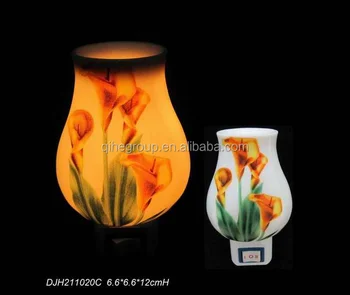 Tulips Fashion Ceramic Wall Plug Night Light Buy Decorative Plug