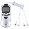 Health Care Digital Therapy Machine LCD Screen Full Body 4 Pads Slim Massager Acupuncture Electric Body Massager
