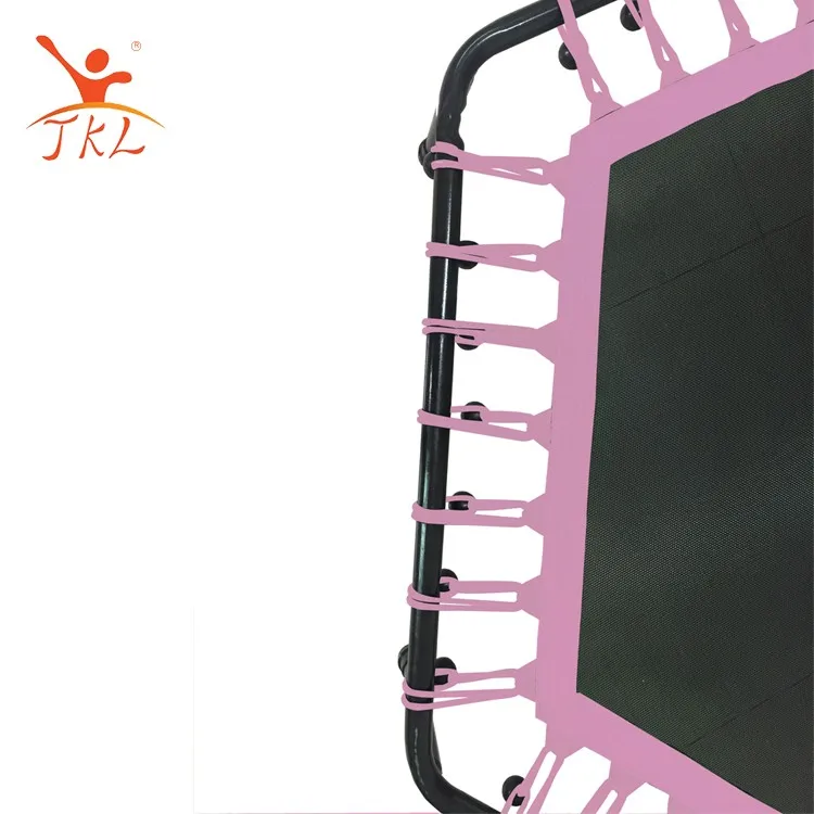 128cm Mesh Fabric Hexagon Fitness Trampoline With T Bar Buy Fitness