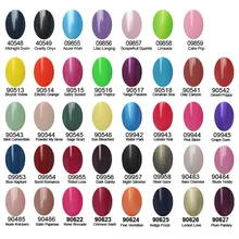 Color 40505 1Pcs lot 30 Days Last long Color Gels In 79 Colors CNF Nail gel