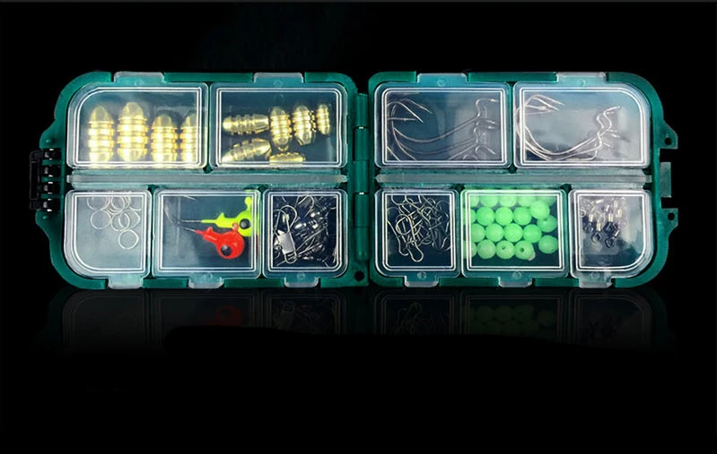 
WEIHE 003# small plastic squid jig hook box/fishing tackle storage box 