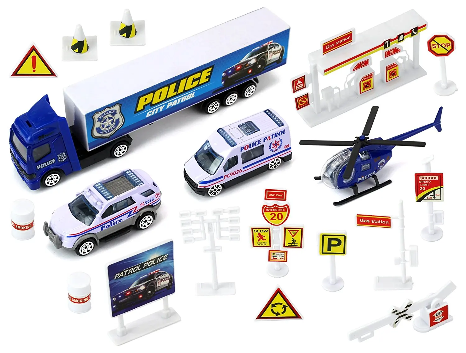 cheap toy police cars