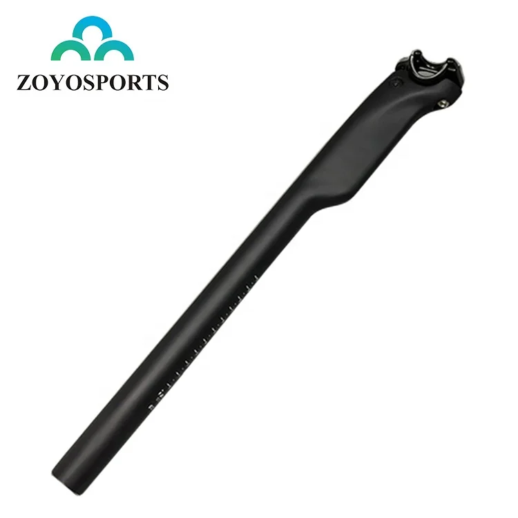 

ZOYOSPORTS 27.2/30.8/ 31.6*350/400mm MTB Road Cycling Bike Bicycle Carbon Seat Post, Black/ can be customized
