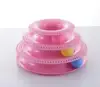 Cat three-layer turntable pet puzzle play Cat Track tower Interactive Ball Toy