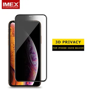 3D 6D Full Cover Privacy Screen Protector iPhone MAX XR