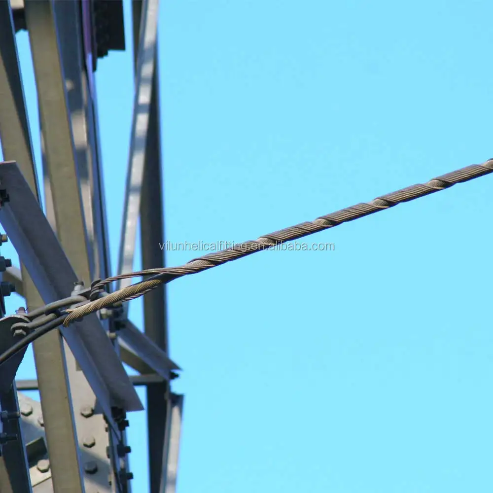 Preformed Tension Clamp For Adss And Opgw With Armor Rod,Helical Dead