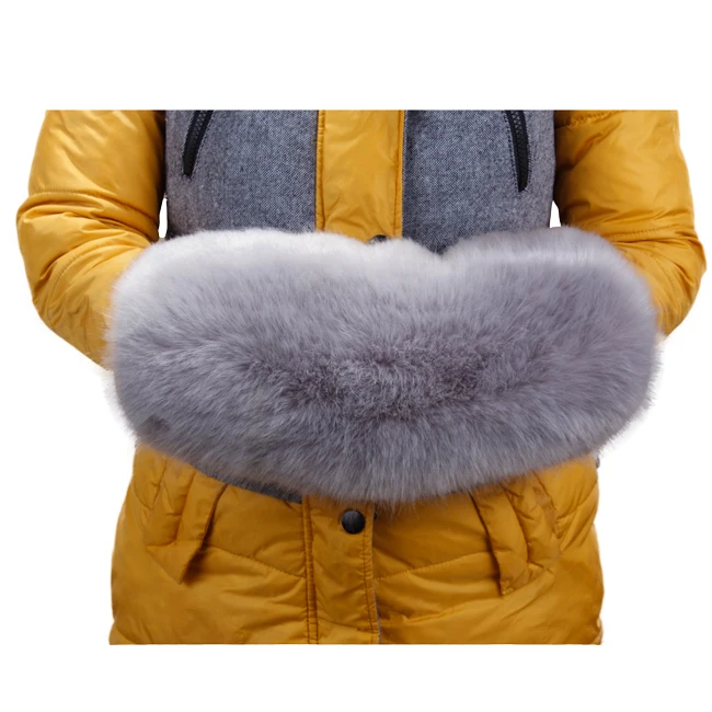 
Vintage Style Lady Blue Winter Girls Faux Fur Hand Warmer Muffs 