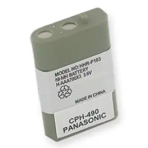 AT-T/Lucent EP5632 Cordless Phone Battery Ni-MH, 3.6 Volt, 700 mAh - Ultra Hi-Capacity - Replacement for Panasonic HHR-P103 Rechargeable Battery
