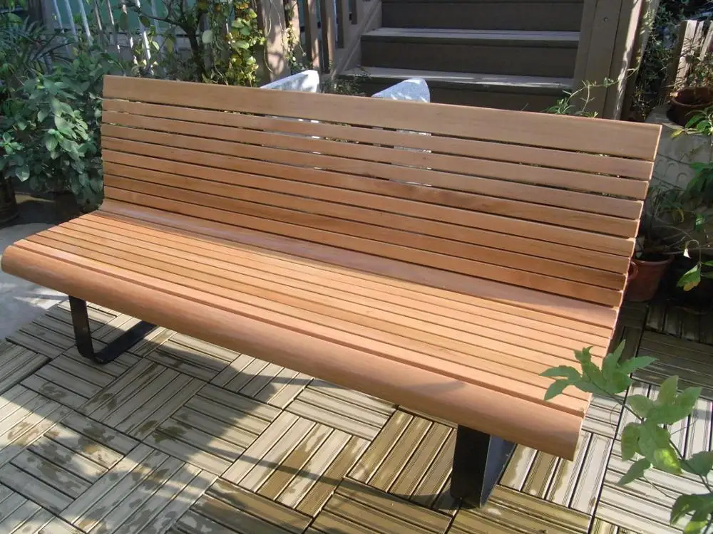 Camphor Wood Garden Flower Benches Chair Used Outdoor Wooden