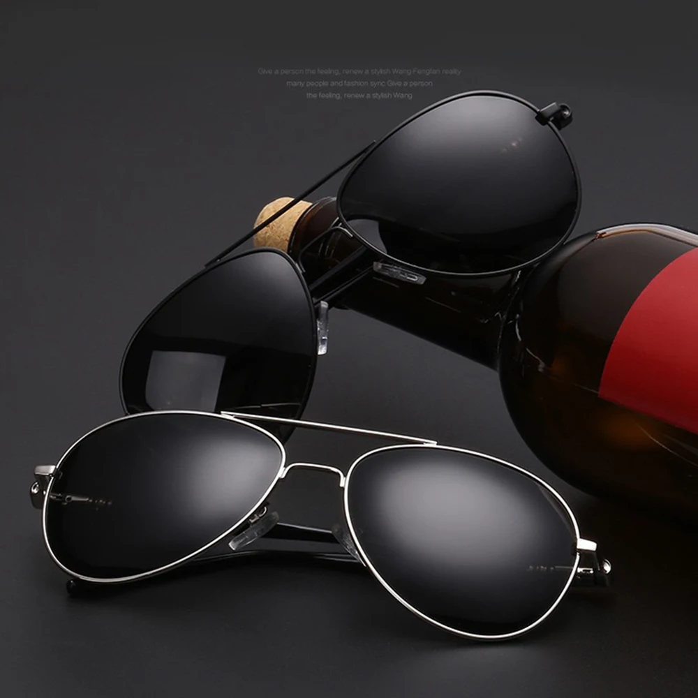 

Fashion 2019 High Quality Metal Pilot Men Custom Polarized Sunglasses Sun Glasses