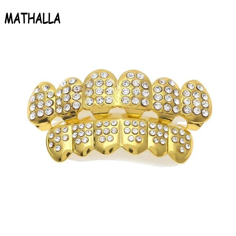 

Iced Out Hip Hop Grillz High Quality CZ Pasted Edible Silicone Bar Free Grillz Teeth from China, Picture