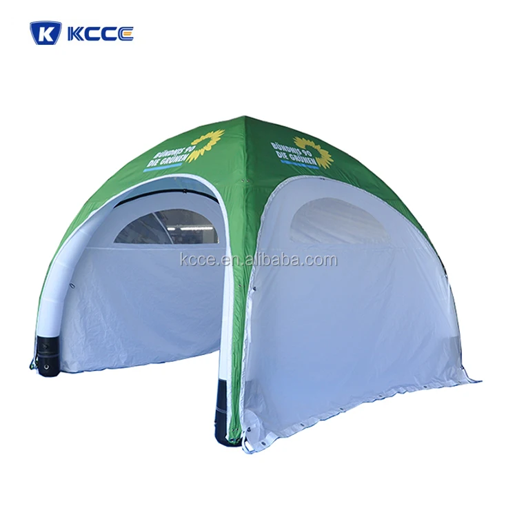 Custom outdoor inflatable party tent, 360 degree inflatable trade show tent with awning