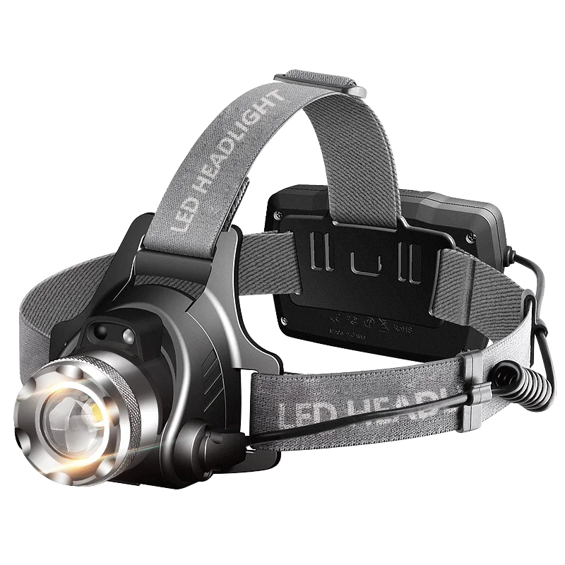 
15W Most High Power Waterproof 3*18650 Led Headlamp L2 Rechargeable Led Head Light 