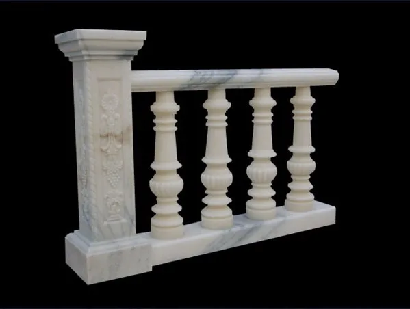 Natural Stone Balusters - Elegant Marble Railing Designs