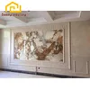 Clean Beige Stone Wall Panel Cheap Cream Marble Floor Tile Stone