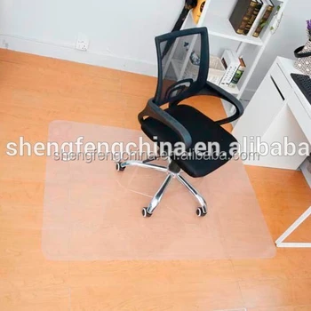 Factory Price Plastic Sheet Barber Chair Mat For Wooden Floor